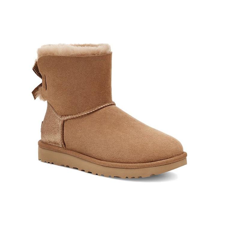 UGG Mini Bailey Bow Chestnut Women's 1120881-CHE
