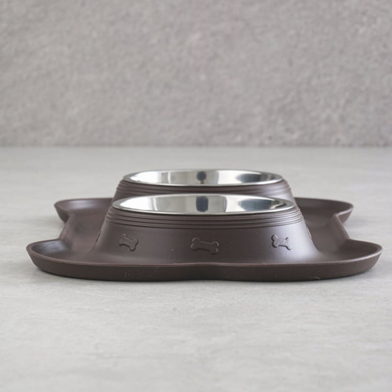 [Pet] Non-Slip 2-Piece Tableware