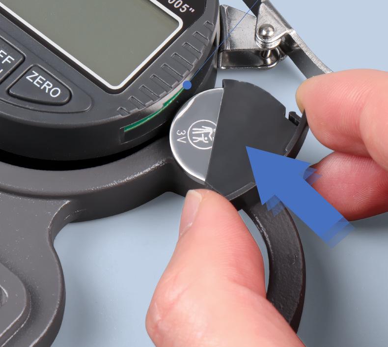 HEMUELE Digital Micrometer Caliper for Measuring Film, Paper, Leather, and Tubes