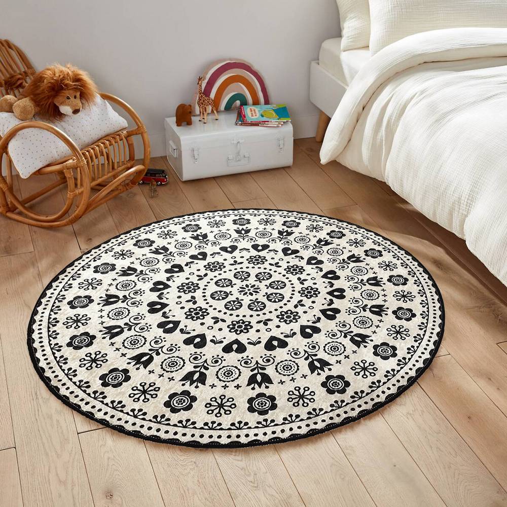 

Mosimoso Home RC1462 Ковер с принтом на подошве в горошек 100x100 cm