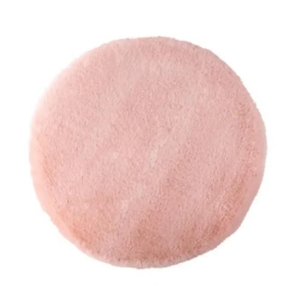 Winter Warm Imitation Rabbit Fur Seat Cushion Round 45cm Pet Cushion Thicken Soft Car Seat Cushion розовый