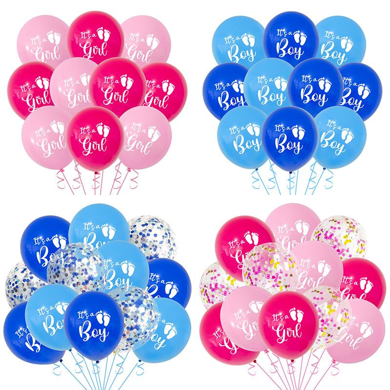 Baby Shower Balloon Set Baby Shower 12 Inch Latex Printed Balloon Set Decoration