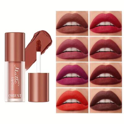 Mist Matte Lipstick, Non Stick To Cup Lip Gloss, Waterproof, Non Fading Velvet Natural Lip Gloss, Lip Gloss