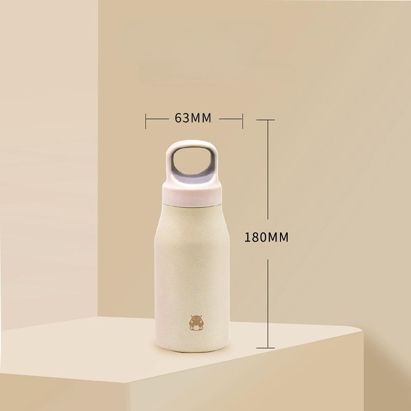 Multi-purpose Portable Thermos Cup 180ml Vacuum Flasks Portable Stainless Steel Thermos Cup Water Bottle Travel Cup Office Thermos Cup