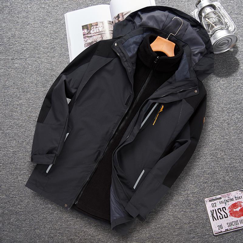 Women's Waterproof 3-in-1 Fleece Jacket Set for Outdoor Activities
