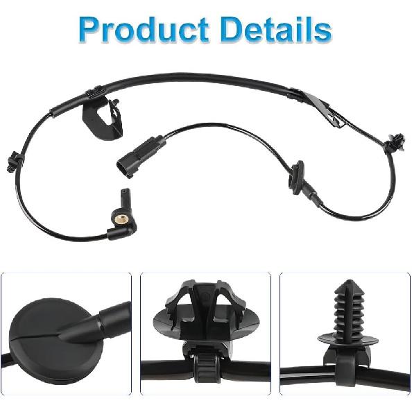 4 Pcs ABS Wheel Speed Sensor Compatible with Dodge Caliber 2007 2008 2009 2010 2011 2012, Jeep Compass Patriot 2007 to 2016, Replacement for