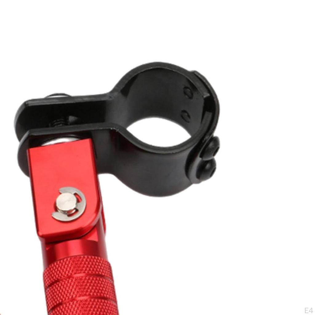 Motorcycle Footrests Accessories Foldable 8mm Pegs Pedal Board Attachment Easy Installation Sturdy