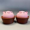 Fingertip Clicker Potted Plant Pig Shape Decompression Toy Press And Click Design Compact Pendant for Kids Adults