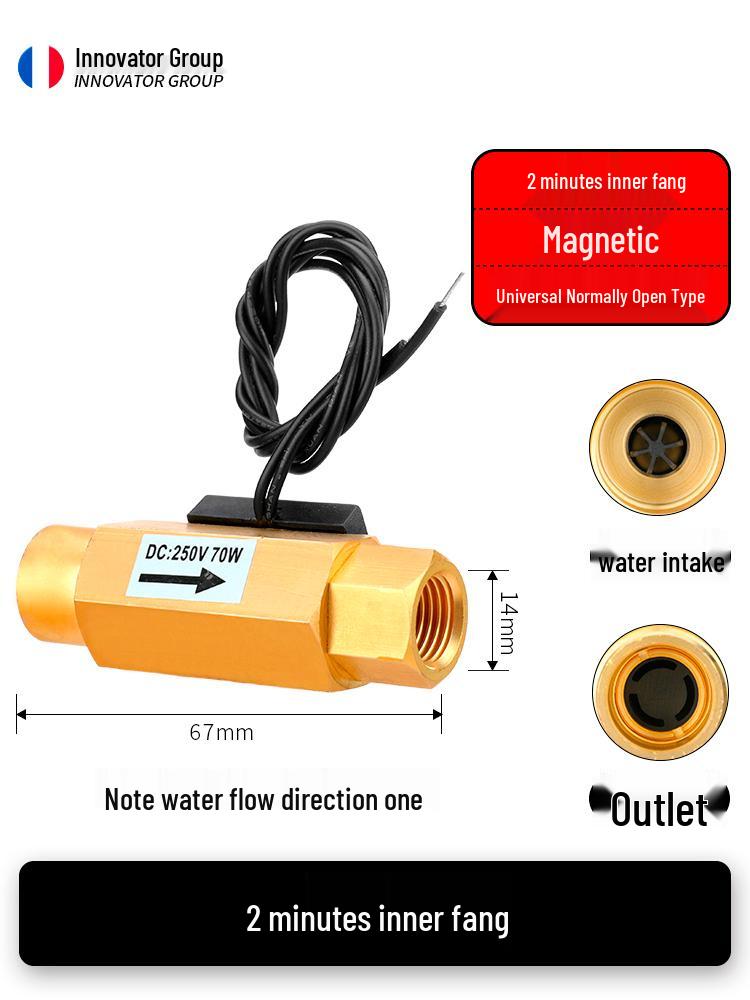 Ganzkupfer DN15/DN20 Magnetischer Wasser-Durchflusssensor Schalter