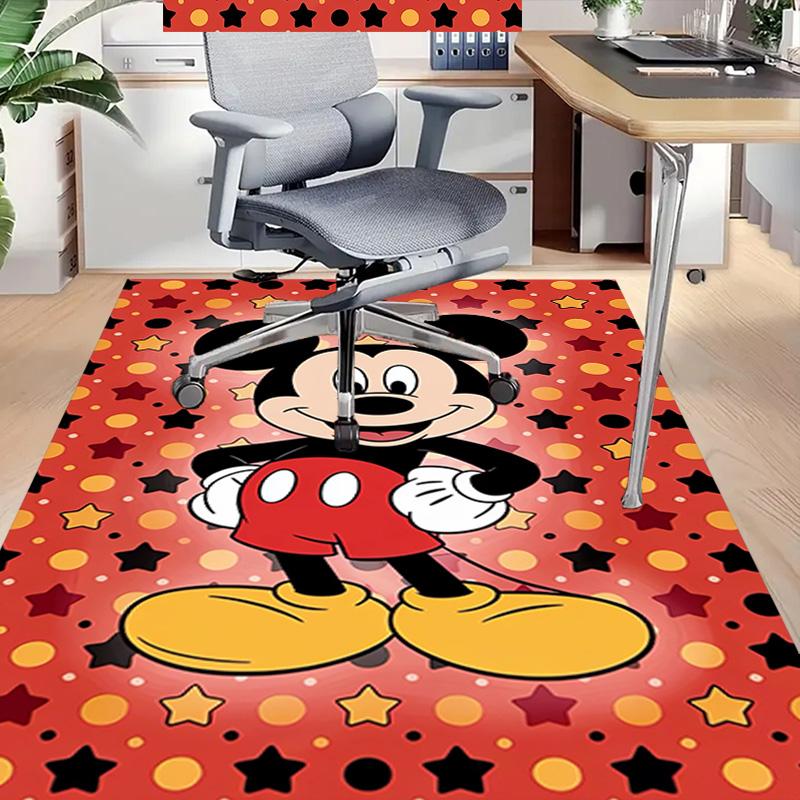 Mickey Mouse Starry Background Carpet For Playroom Bedroom Living Room Sofa Home Decorkids Game Area Rug Nonslip Floor Mat