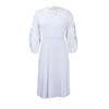 Summer Oversized Lace Hooked Flower Sexy Hollow Out Pleated Dresses for Women Cross Dress
