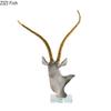 Creative Antelope Statue Handicrafts Ornaments Desk Decoration Transparent Antelope Sculpture Glass Base Room Aesthetic Decor