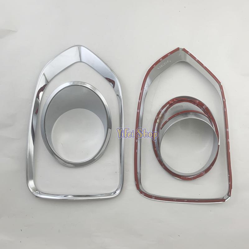 For Kia Sorento 2008 2009 2010 2011 2012 2013 ABS Chrome Car Accessories Plated Modify Front Fog Lamp Cover Trim Paste Style