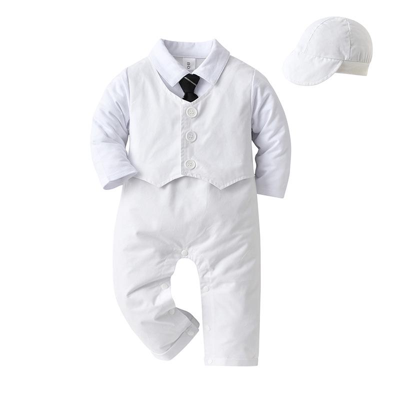 Tuta Intera Bambino Stile Britannico - Monopezzo Primavera/Autunno Abbigliamento Neonati