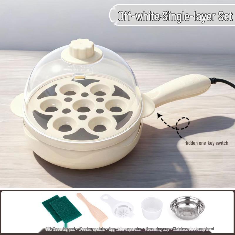 Canxiang Non-Stick Electric Frying Pan: Poached Eggs, Dumplings, Pot Stickers & Breakfast Cooker