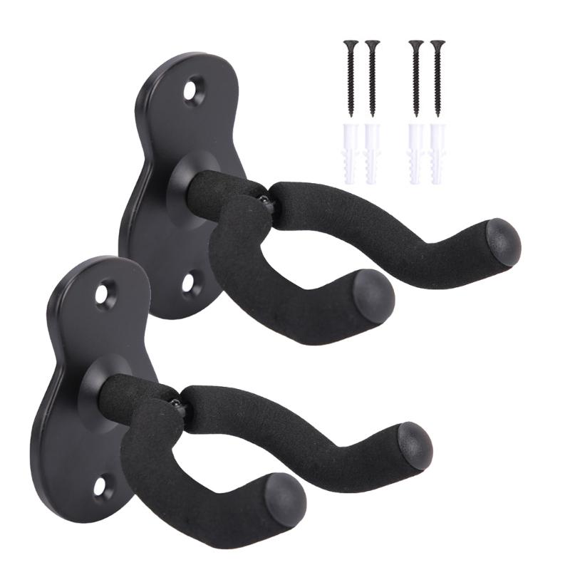 Guitar Wall Hanger, Guitar Hanger Ukuleles Wall Mount Guitar Wall Mount Hanger for Home and Studio Electric Guitar Rack