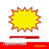 Large Explosion Sticker Price Tag for Supermarkets & Fruit Shops