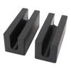 2 piezas Soporte de Transom para Motor Fueraborda Minimiza la Tensión por Golpes Goma para Transporte Soporte para Motor de Barco Fueraborda de Pistón Único