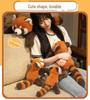 European Mink Velvet Panda Plush Toy - Cute Lying Panda Qizai Doll Figure