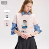Women's Round Neck Bear Graphic Short Sleeve T-Shirt