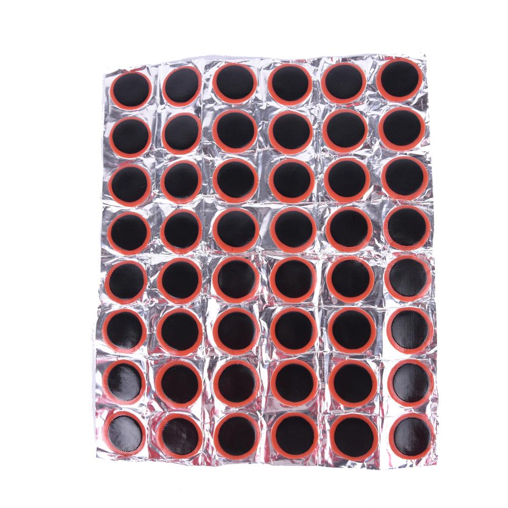 

48Pcs 30mm Round Butyl Rubber Bicycle Tyre Repair Patches, Inner Tube Puncture Fix Kit[YY9]