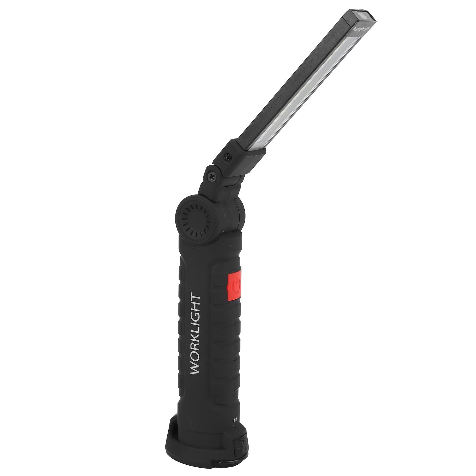 

Перезаряжаемый USB-фонарик Многофункциональный складной рабочий фонарь COB Светодиодный фонарик для кемпинга