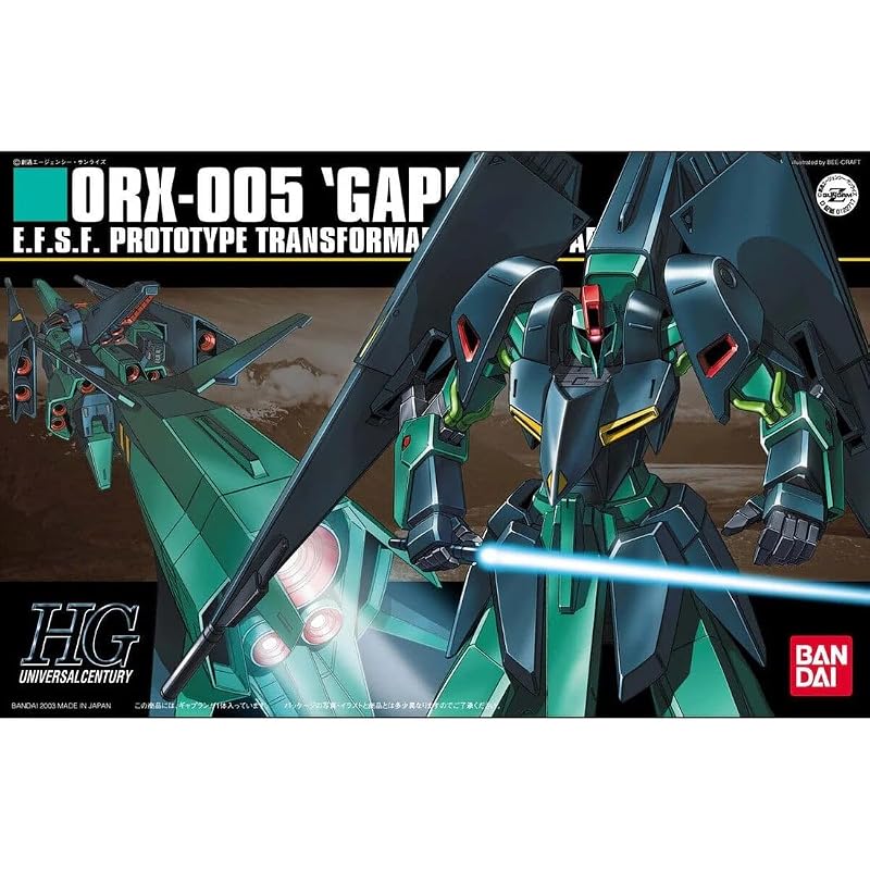 HGUC Mobile Suit Zeta Gundam ORX-005 Gaplant 1/144 Scale Pre-Colored Plastic Model Kit
