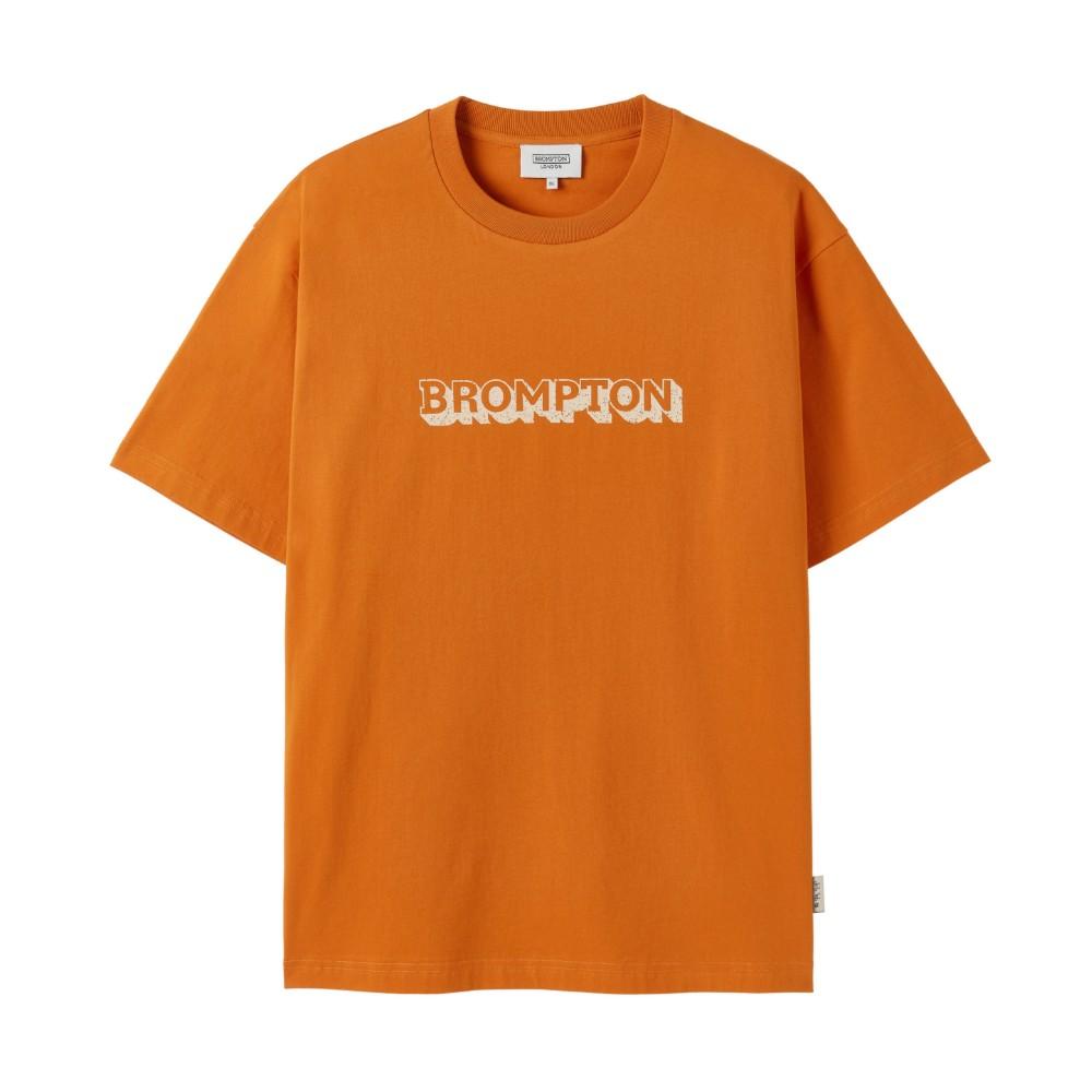 Brompton London Brompton Logo Short Sleeve - Orange (P252Uts450) Orange/100