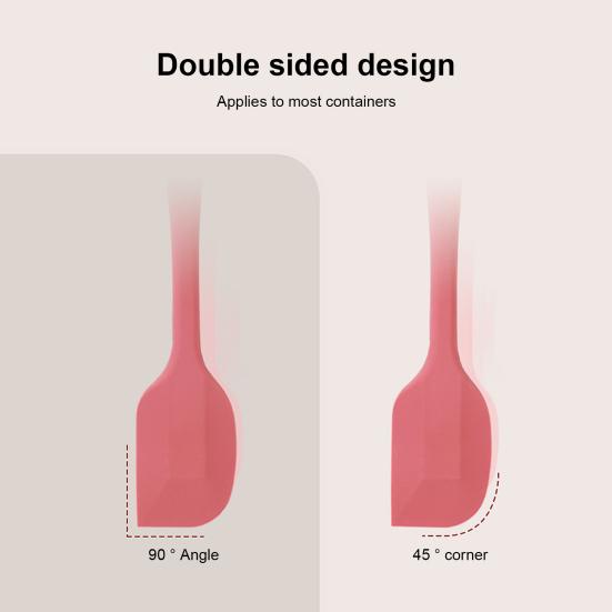 Tårtskrapa Formning Flexibel Integrerad Silikon Hänghål Multifunktionell Krämspatel för Hemmet