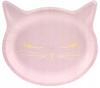 Kotek Small Plates, 22X20Cm, Pink, 6 Pcs.
