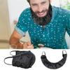 2 Pezzi Maschere Cappelli per Barba Cappellino per Barba da Uomo Bandana per Barba Coperture Grembiule Regolabile per Peli Facciali Cappellino Paracolpi Cappellino per la Nanna