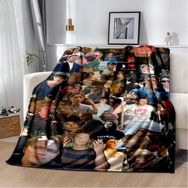 Coperta morbida in peluche 3D Drew Starkey Rafe Cameron, Coperta in flanella per Soggiorno Camera da letto Letto Divano Coperta da picnic Regalo
