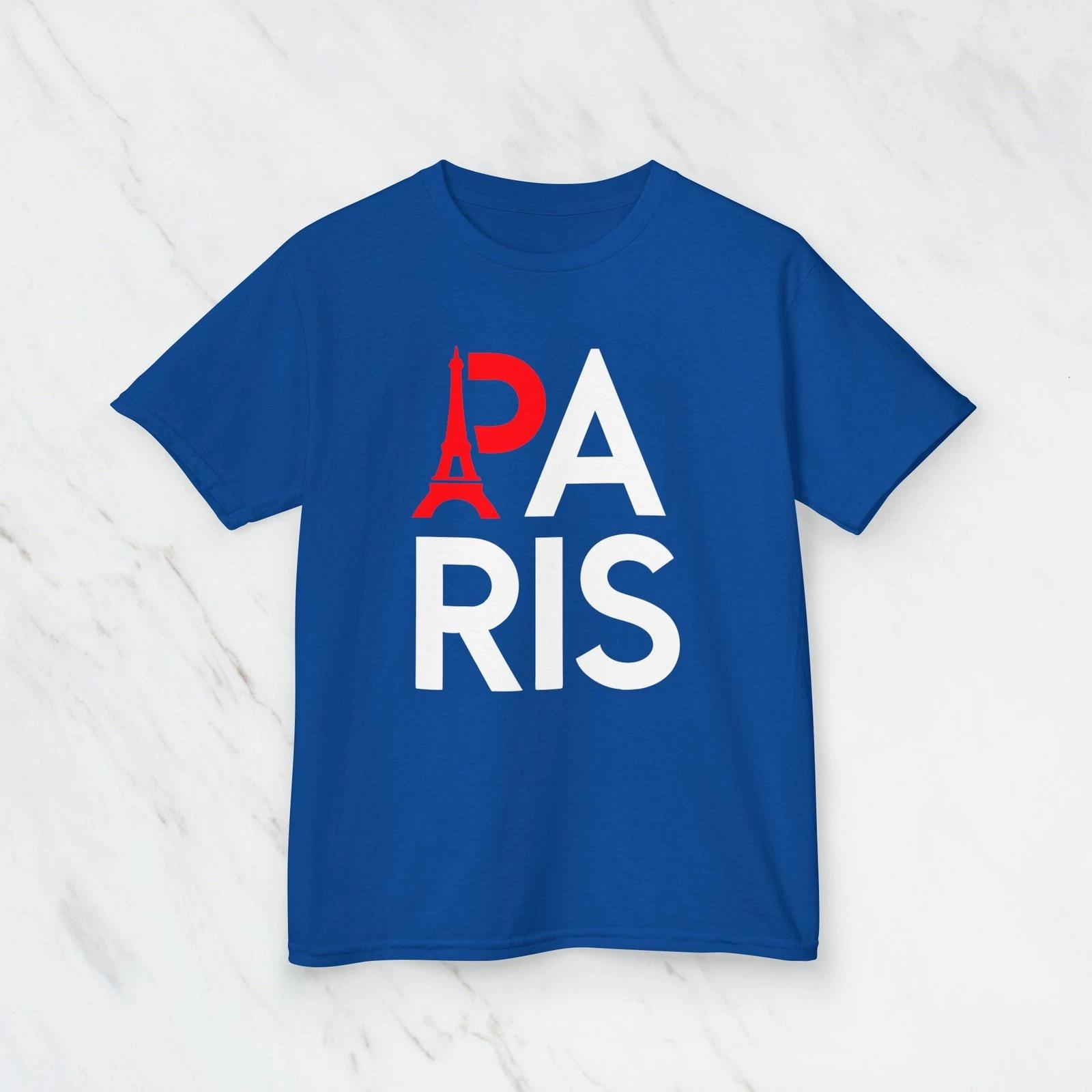 

Classic Paris Eiffel Tower Typography Kids T-Shirt – Everyday Comfort Wear M