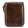 Leather Bifold   Wallet for Men Travel Purse Pouch Gift