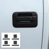 Exterior Door Handle Bowl Cover Trim Stickers For Ford F150 2009-14 Carbon Fiber