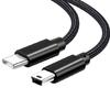 Multiple Length Type-C to Mini USB Charging Cable Cord Support Data Transmission