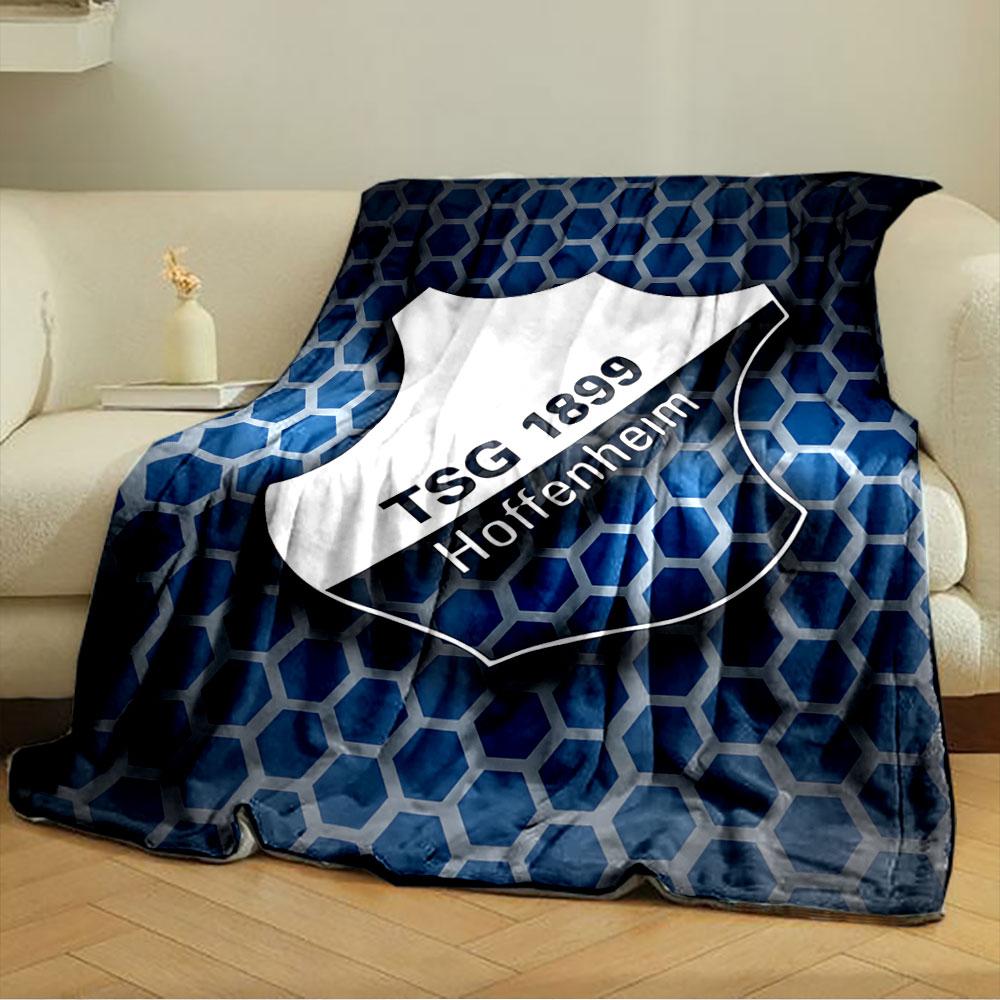 TSG 1899 Hoffenheim Logo Decke für alle Jahreszeiten Decke Mittagspause Überwurf Geschenk