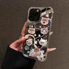 Cute Cat Pattern Mirror Acrylic Phone Case For iPhone 17 Pro Max 16 15 14 13 12 11 Pro 17 Air XS X XR 7 8 Plus Bumper Cover