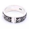 Adjustable Vintage Cloud Motif Ring Men Women Handcrafted Plated Open Band Retro Jewelry