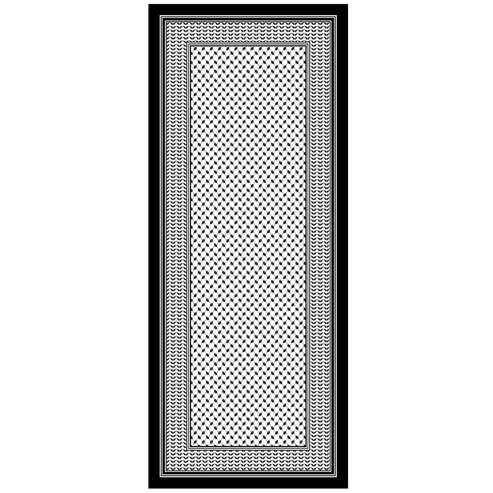 Polyester Chiffon Printed Head Scarf With Sun Protection For All Seasons Color01