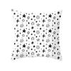 Black and White Geometric Decorative Pillowcases Living Room Office Home Pillowcases Car Ornaments