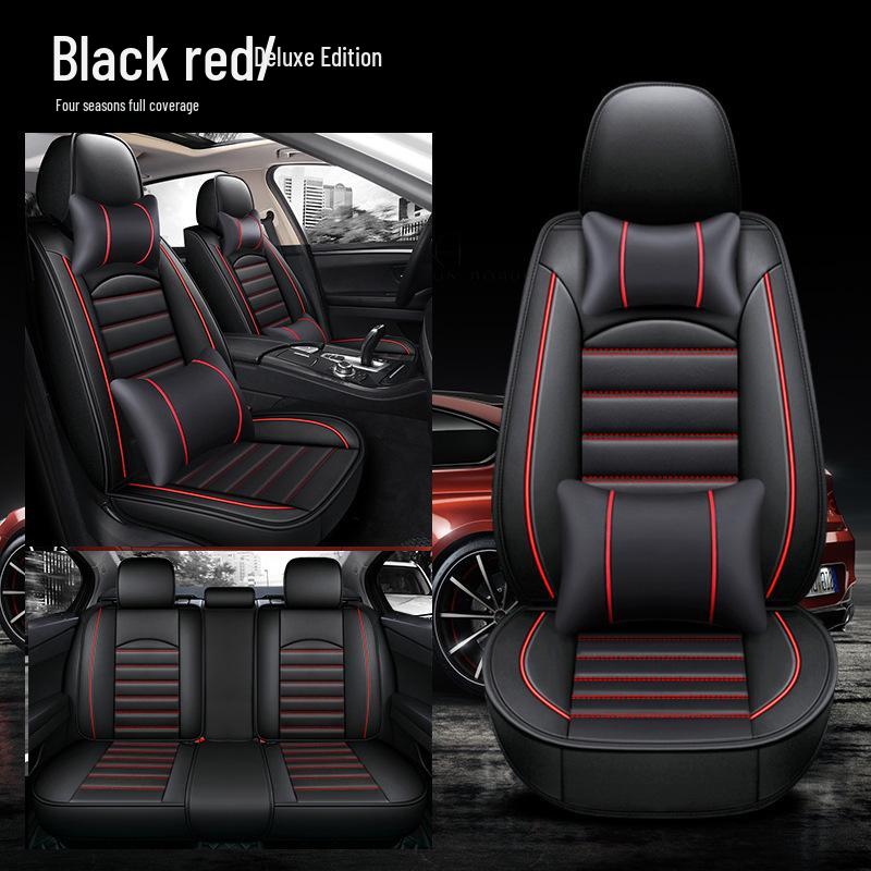 All-Season Leather Car Seat Cushion for Five-Seat Pickup Trucks