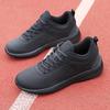 Autumn Lightweight Leather Men's Shoes Soft Sole Cushioning Travel Casual Shoes Running Fitness Sports Shoes Foreign Trade 2025