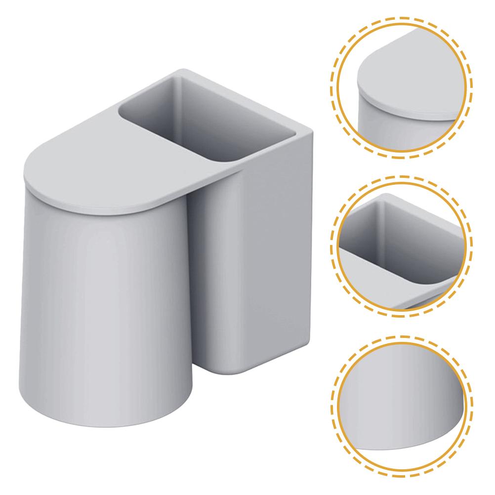 Magnetic Tooth Cup Storage Rack Bathroom Toothpaste Holder Single Wall Mounted Toothbrush for