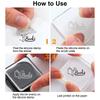 PVC Stamps for DIY Scrapbooking Photo Album Decorative Cards Making Stamp Sheets Film Frame Book 21x14.8x0.3cm