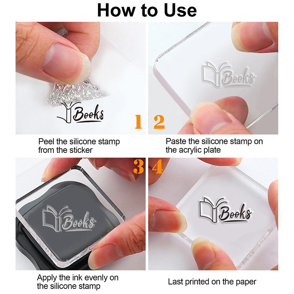 PVC Stamps for DIY Scrapbooking Photo Album Decorative Cards Making Stamp Sheets Film Frame Book 21x14.8x0.3cm