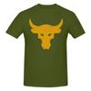 Brahma Bull The Rock Project Gym Smooth Tshirt Niche Personality Solid Colors Short Sleeve