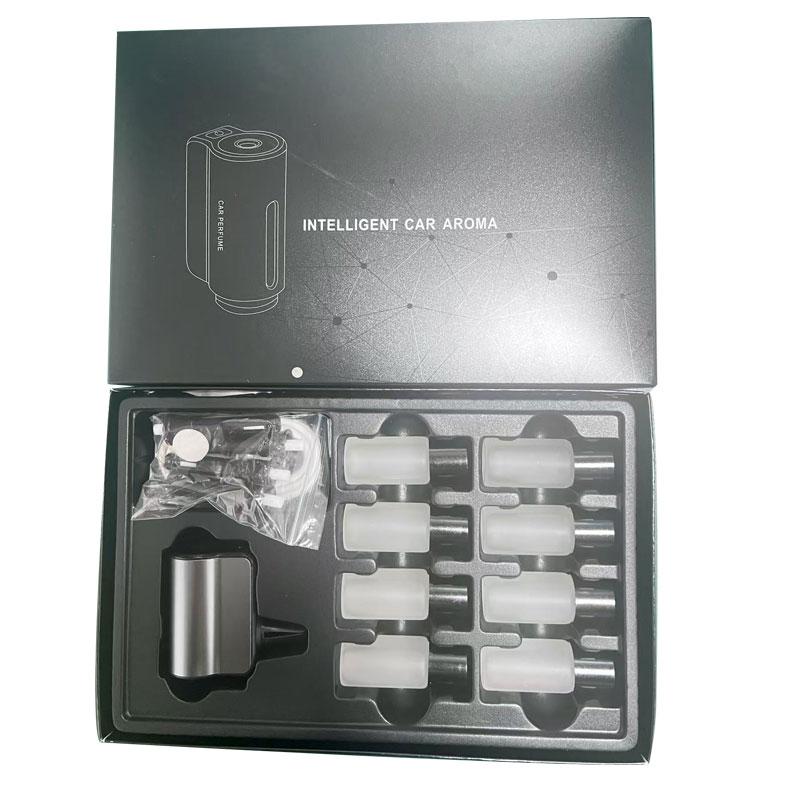 Car Air Freshener 8 mix scents Electric Auto Aroma Diffuser Good Smell Air Vent Outlet Diffuser Essential Oil Refill Set Kits
