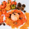 50Pcs/set Artificial Pumpkin Maple Leaves Pine Cone Halloween Thanksgiving Fall Table Home Decoration Photo Props Ornaments