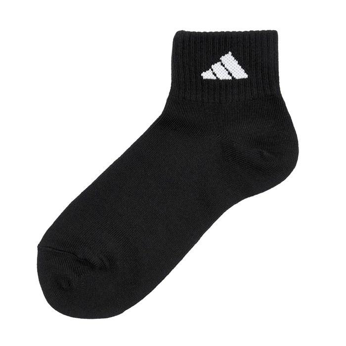 Fukusuke Socks Short Length 3-Pair Set Ribbed with Logo Assortment 002